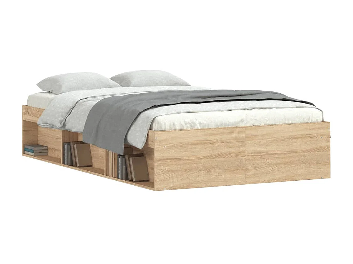 Estructura de cama roble Sonoma 120x200 cm ES955533