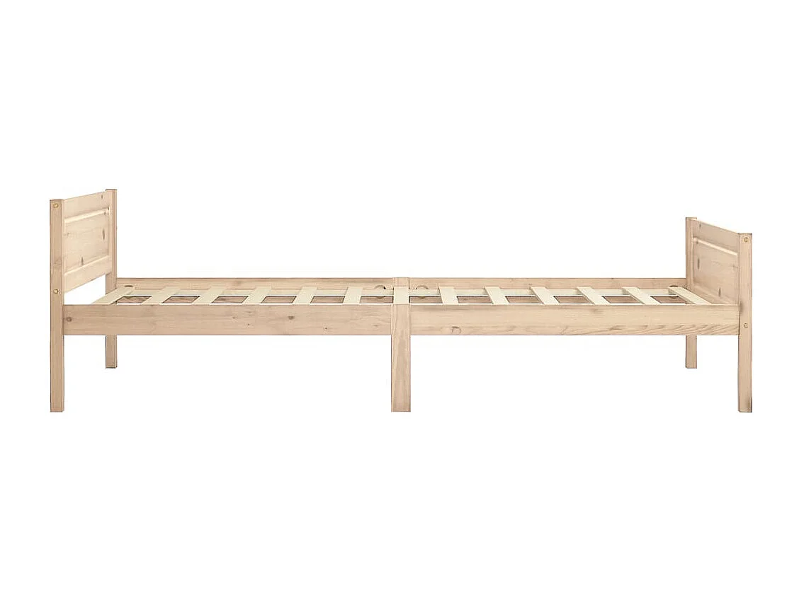 Cama 90x200 cm de madera maciza de pino ES71611