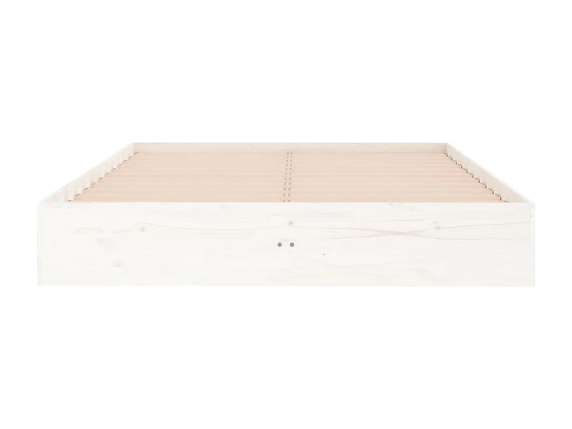 Lit-120x190 cm blanc bois massif petit double EGGB69208
