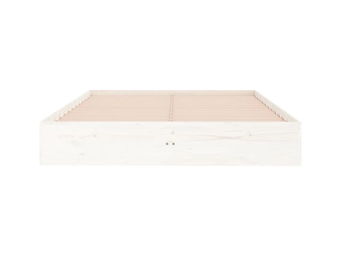 Lit-120x190 cm blanc bois massif petit double EGGB69208