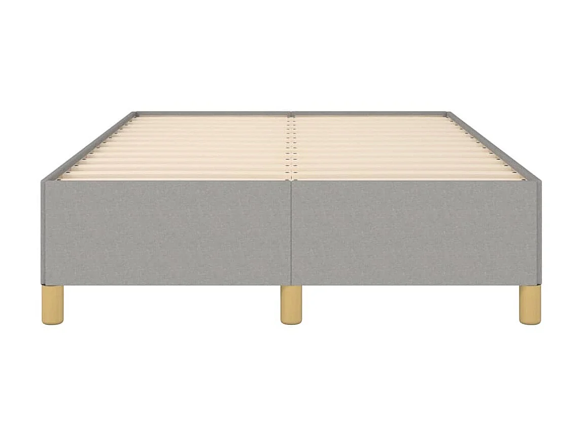 Cama 120x200 cm tecido cinza-claro PT877828