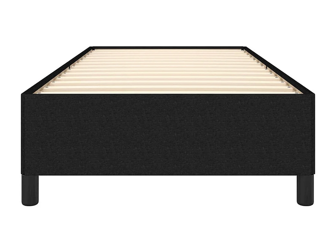 Cama em tecido 80x200 cm preto PT986430