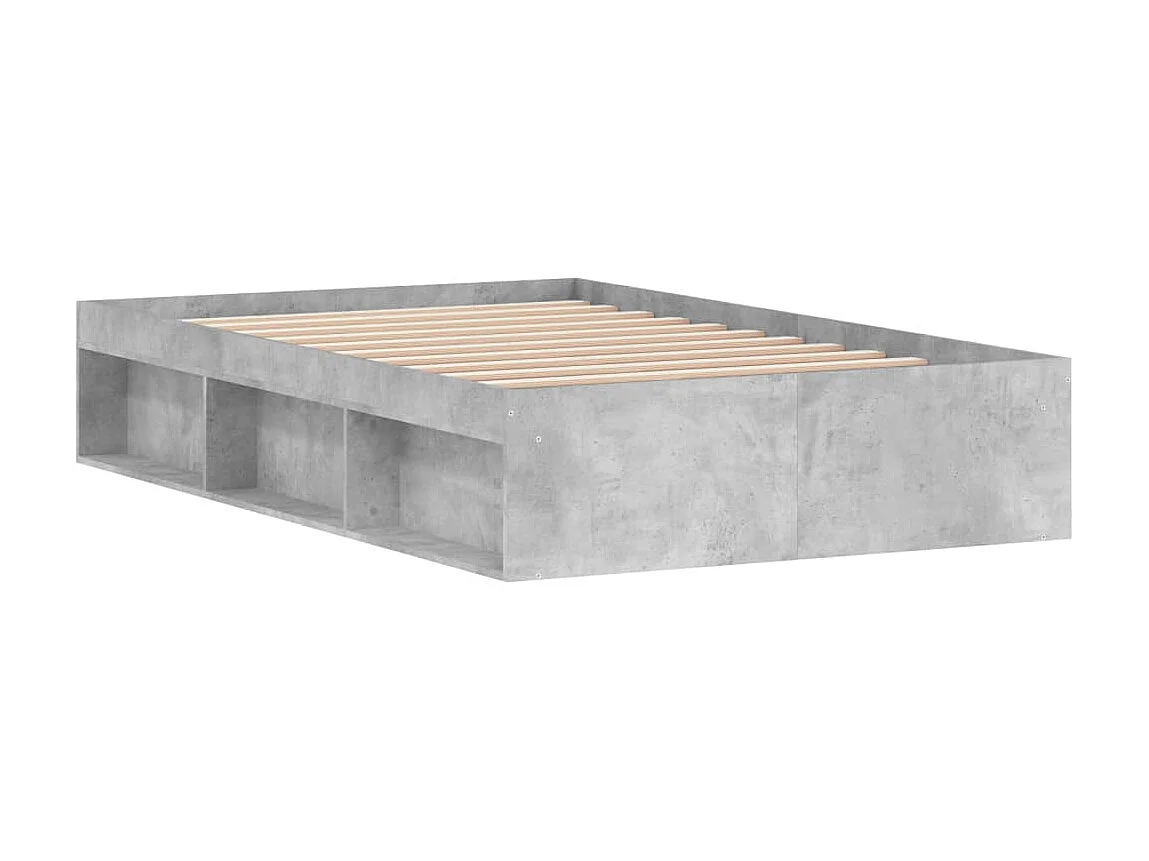 Lit-120x200 cm gris béton EGGB98906