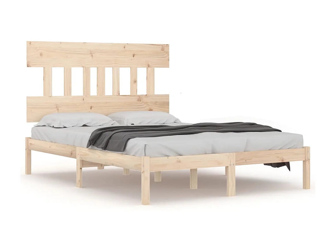 Cama 120x200 cm de madera maciza ES99842