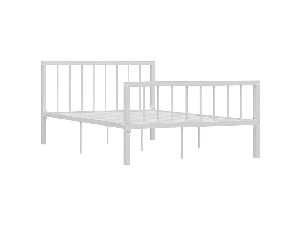 Bedframe metaal wit 120x200 cm NL68129