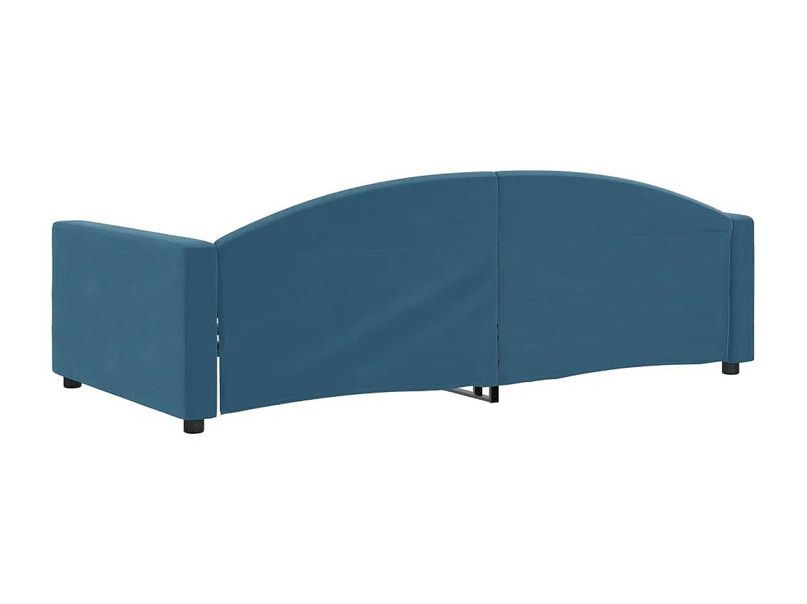 Lit-100x200 cm de repos bleu velours EGGB71344