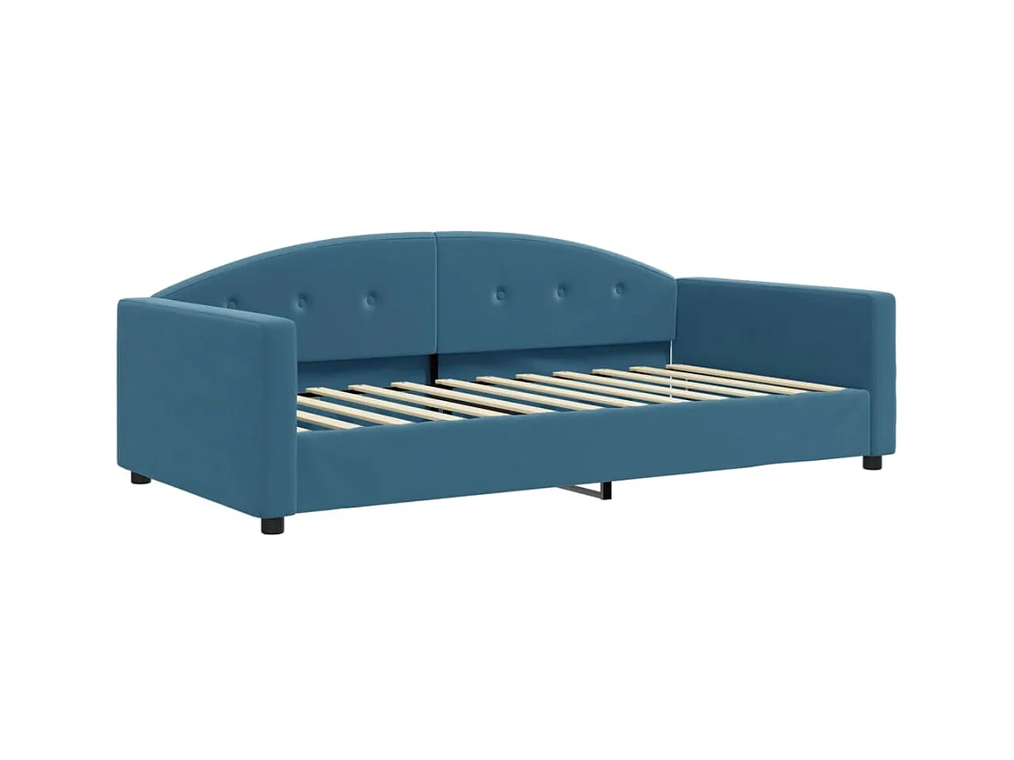 Lit-100x200 cm de repos bleu velours EGGB71344