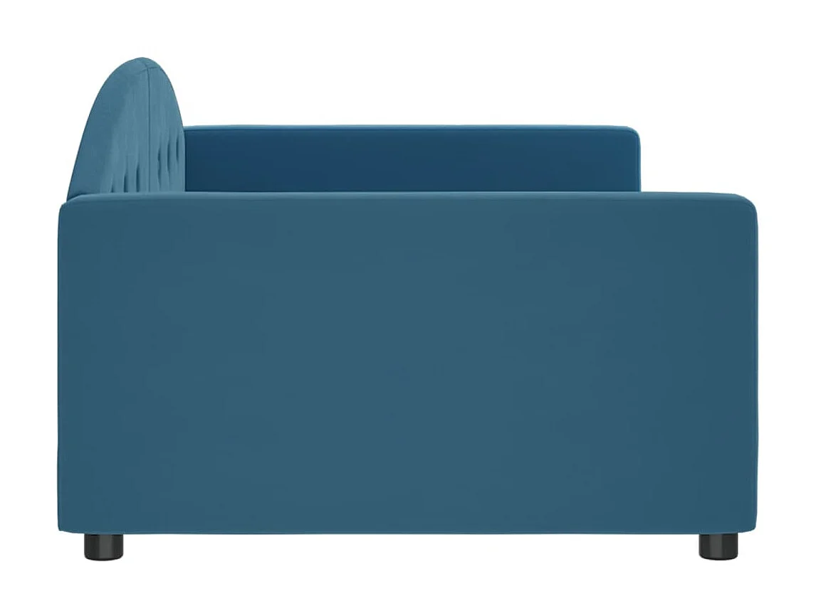Lit-100x200 cm de repos bleu velours EGGB71344