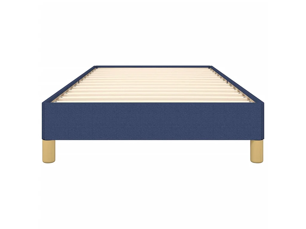 Cama 80x200 cm de tela azul ES51308