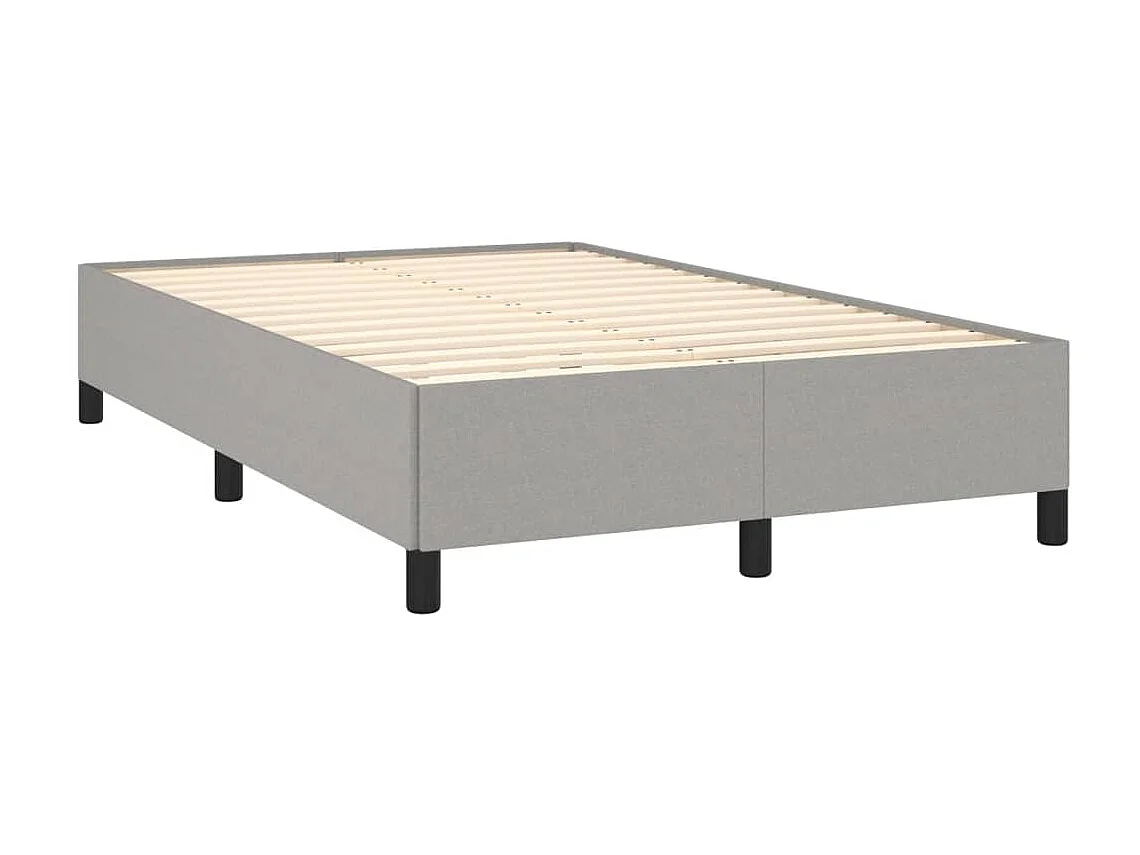 Bedframe stof lichtgrijs 120x200 cm NL19016