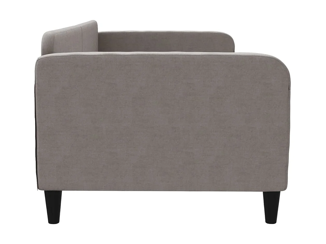 Slaapbank 90x200 cm stof taupe NL72346