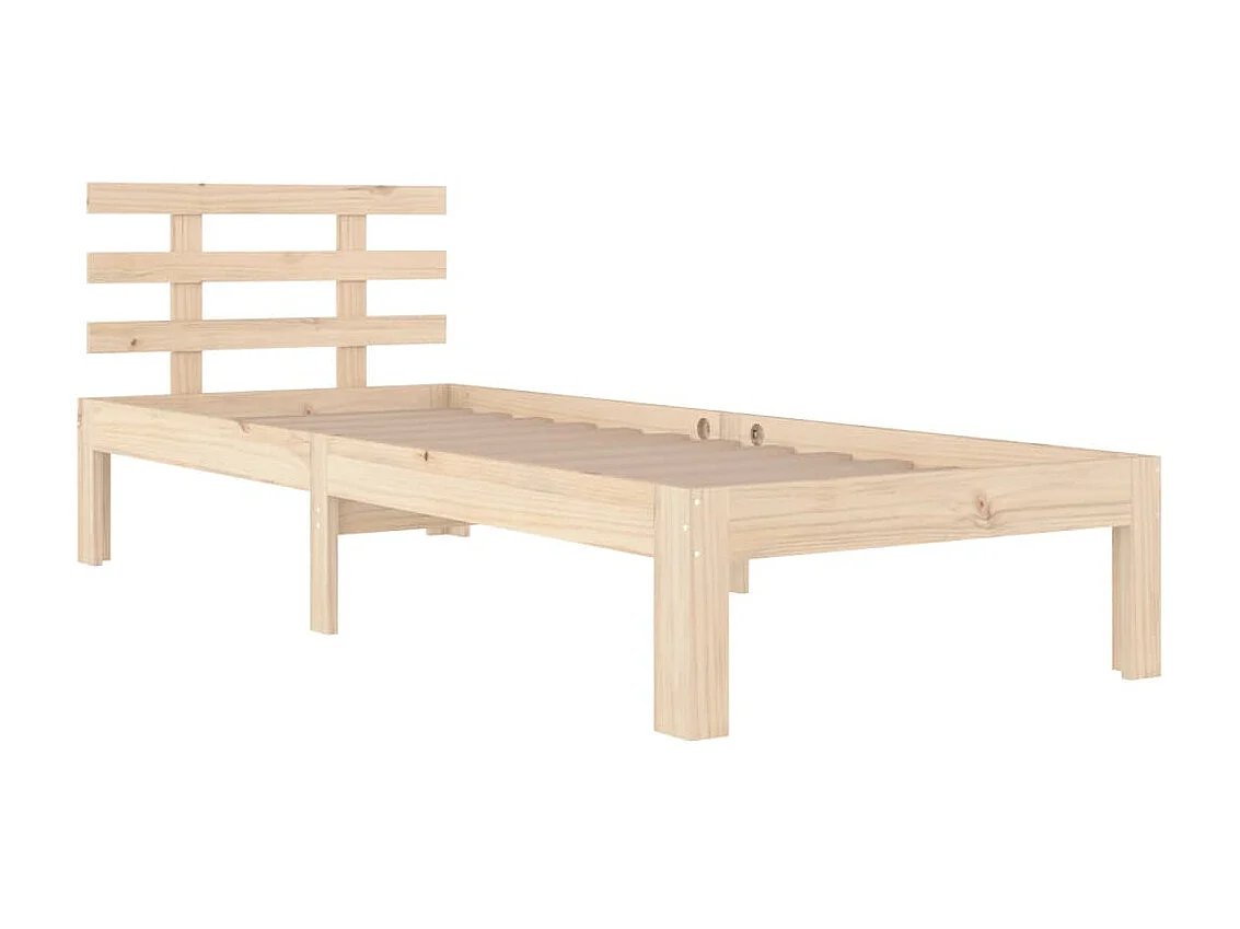 Cama 90x190 cm madera maciza ES73328