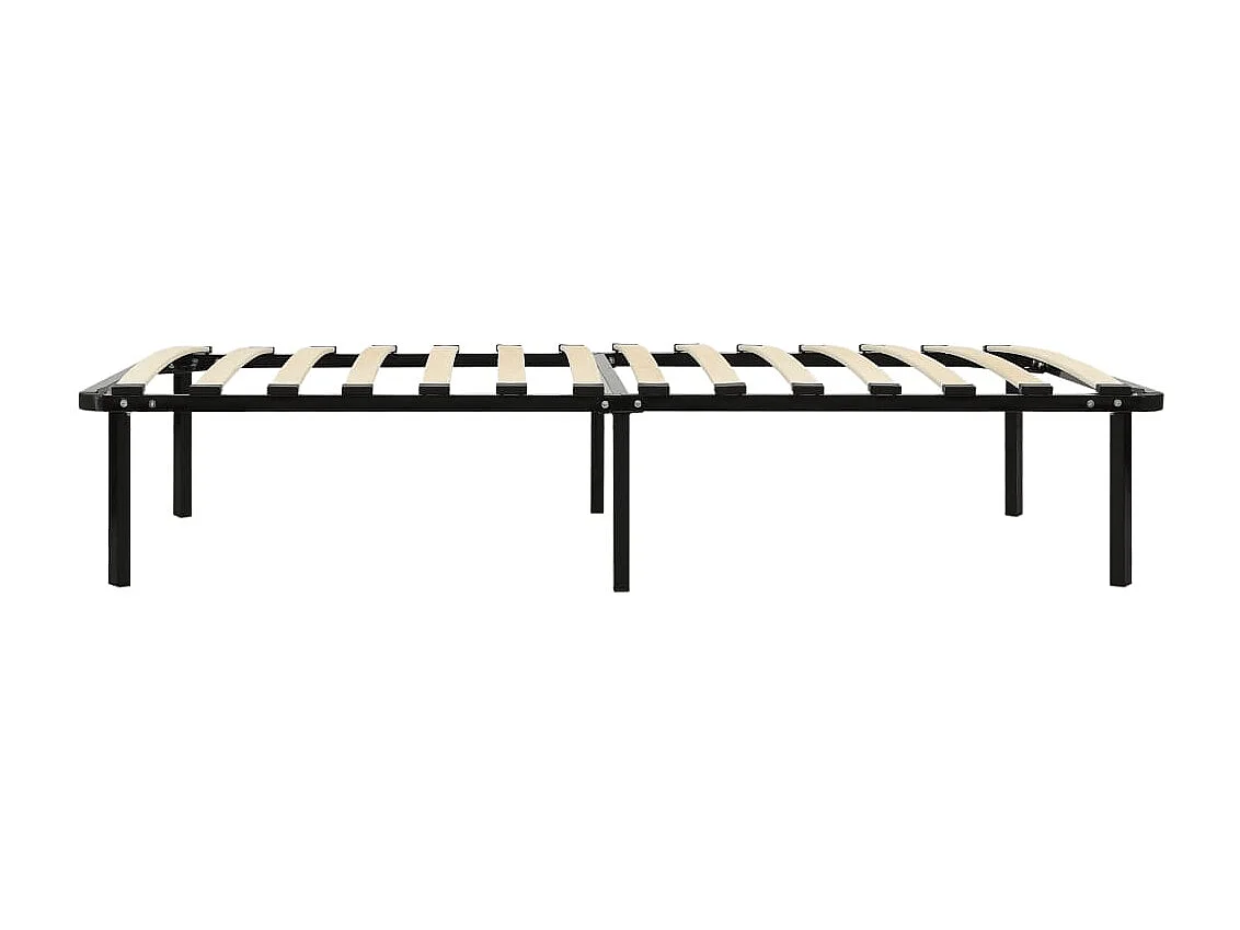 Lit-90x200 cm Noir Métal EGGB72510