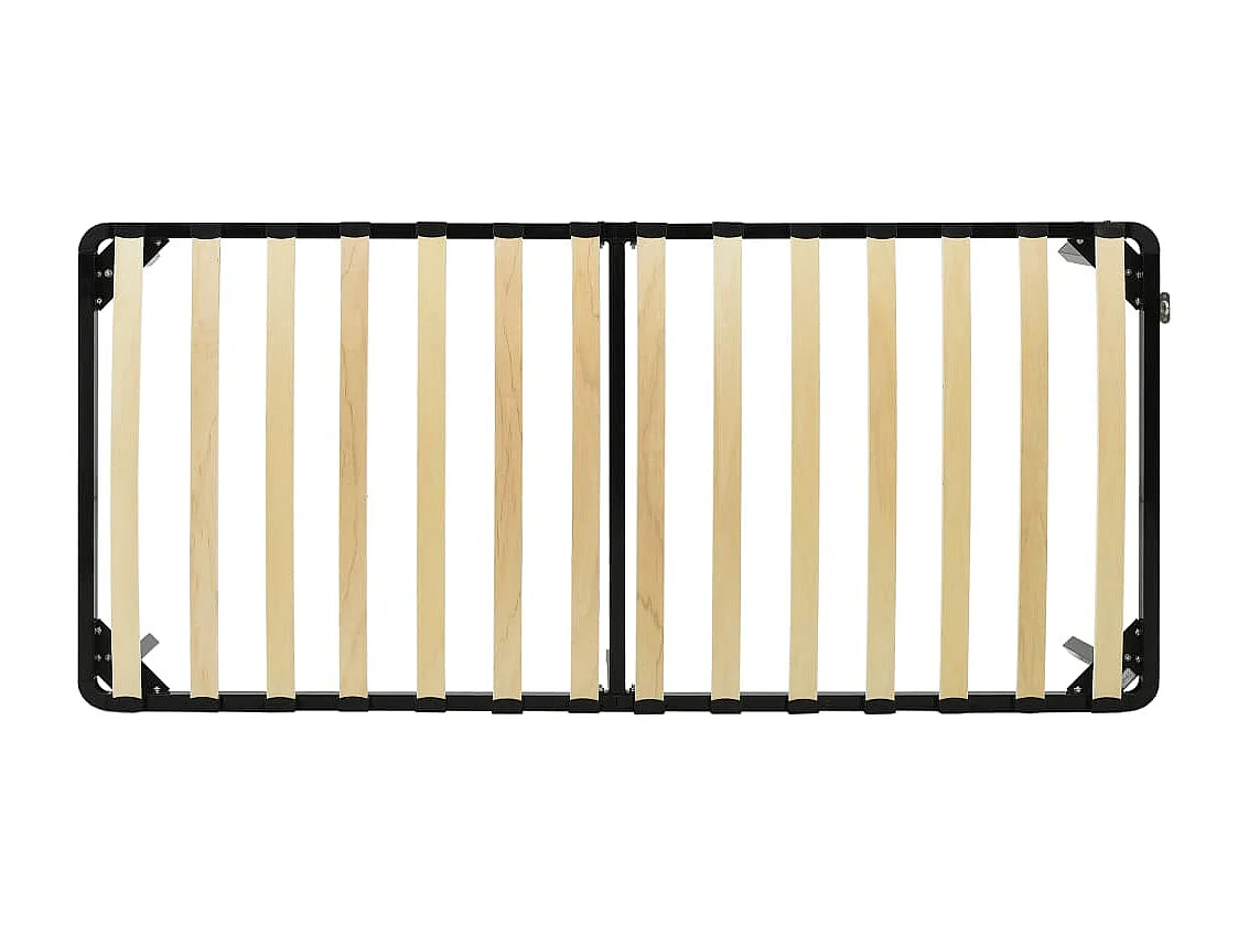 Cama 90x200 cm metal preto PT453840