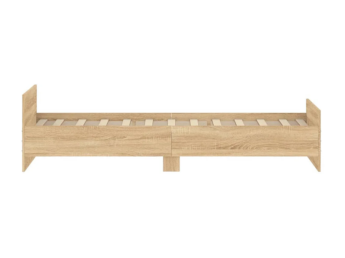 Lit-100x200 cm chêne sonoma bois d'ingénierie EGGB13802