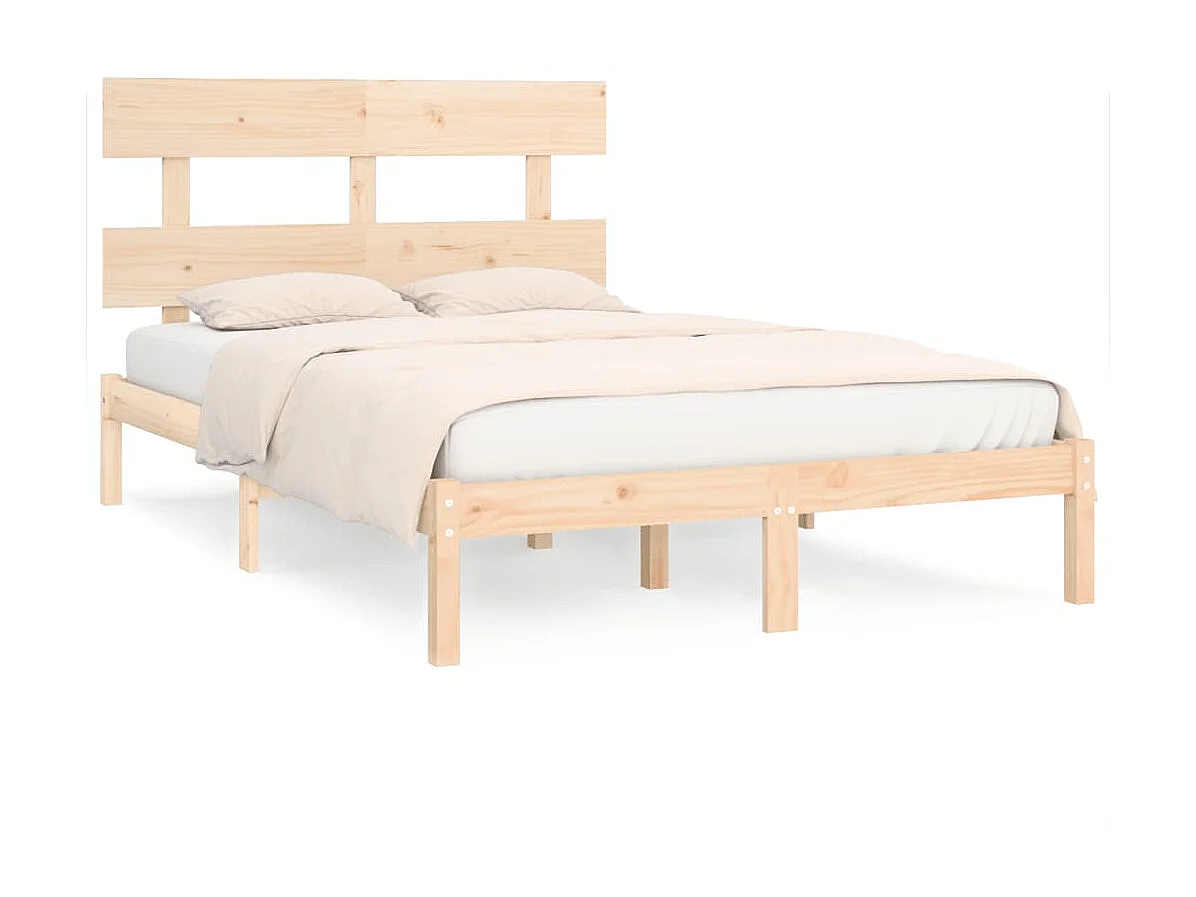 Cama 200x200 cm de madera maciza ES27226