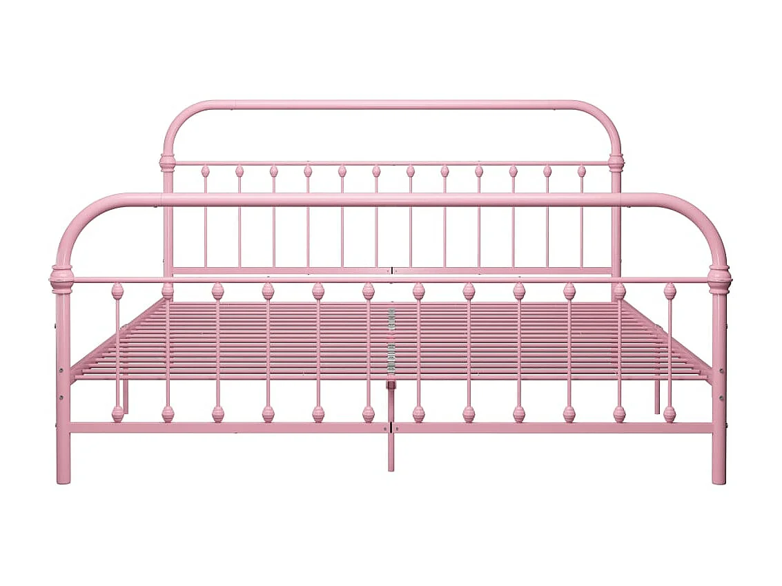 Lit-180x200 cm Rose Métal EGGB21022