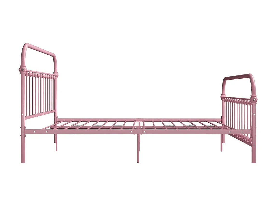 Lit-180x200 cm Rose Métal EGGB21022