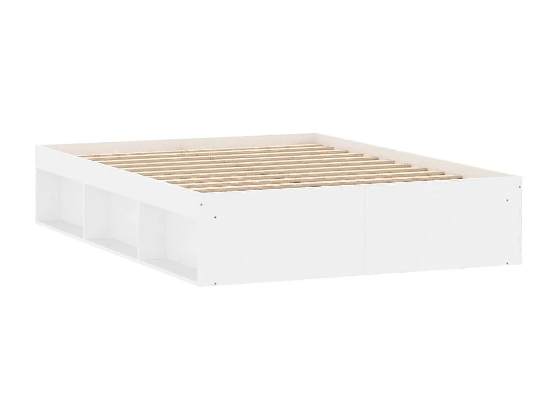 Cama 135x190 cm de matrimonio blanca ES68738