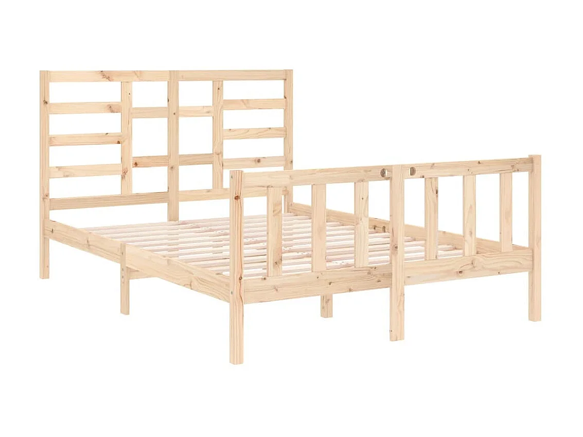 Cama 140x190 cm madeira maciça PT904672