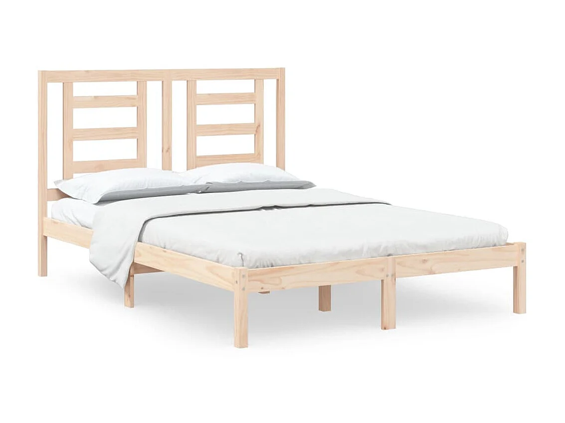 Cama 140x190 cm madera maciza de pino ES91689