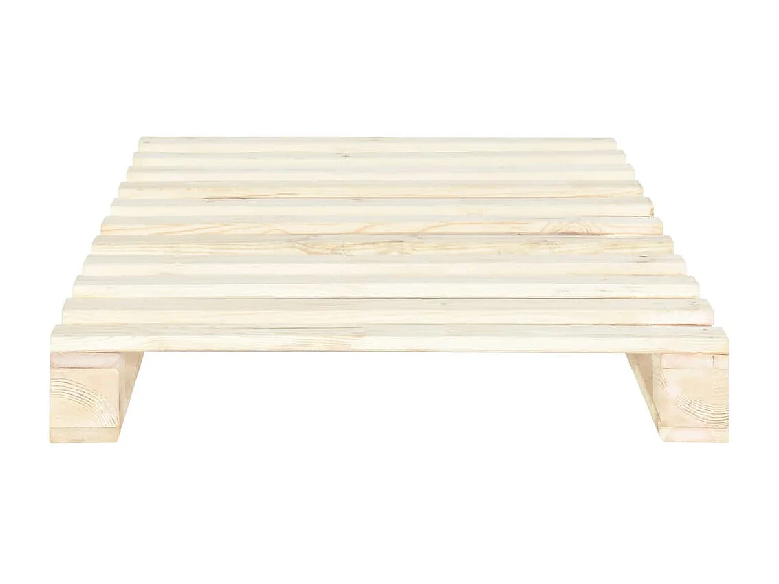 Lit-100x200 cm de palette Bois de pin massif EGGB75809