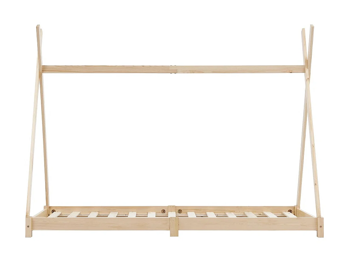 Lit-80x160 cm d'enfant Bois de pin massif EGGB71695