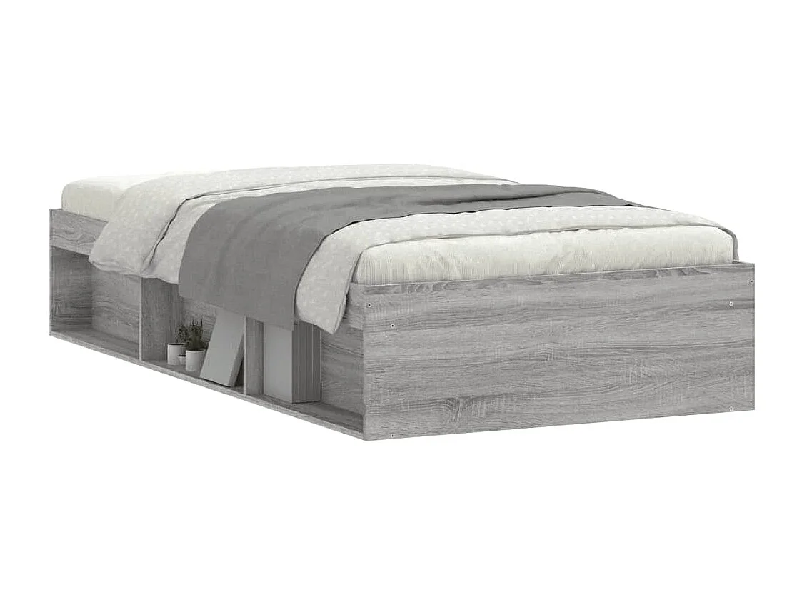 Cama 90x190 cm cinzento sonoma PT903731