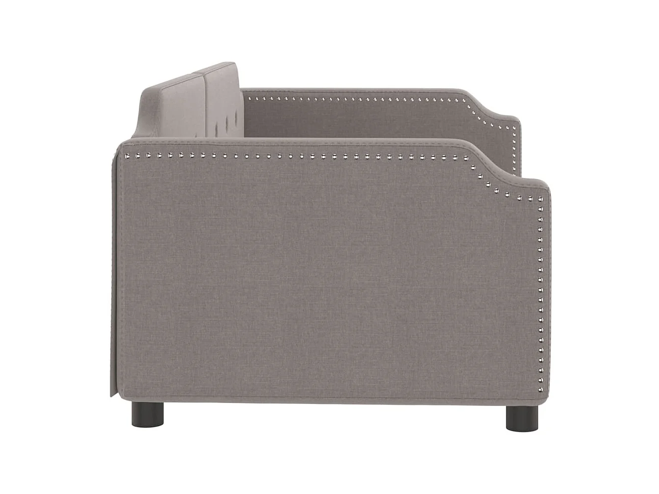 Slaapbank 80x200 cm stof taupe NL75104