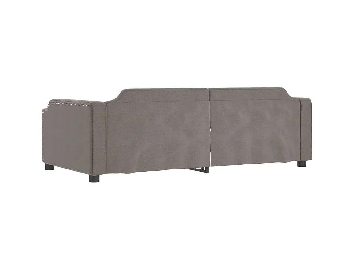 Slaapbank 80x200 cm stof taupe NL75104