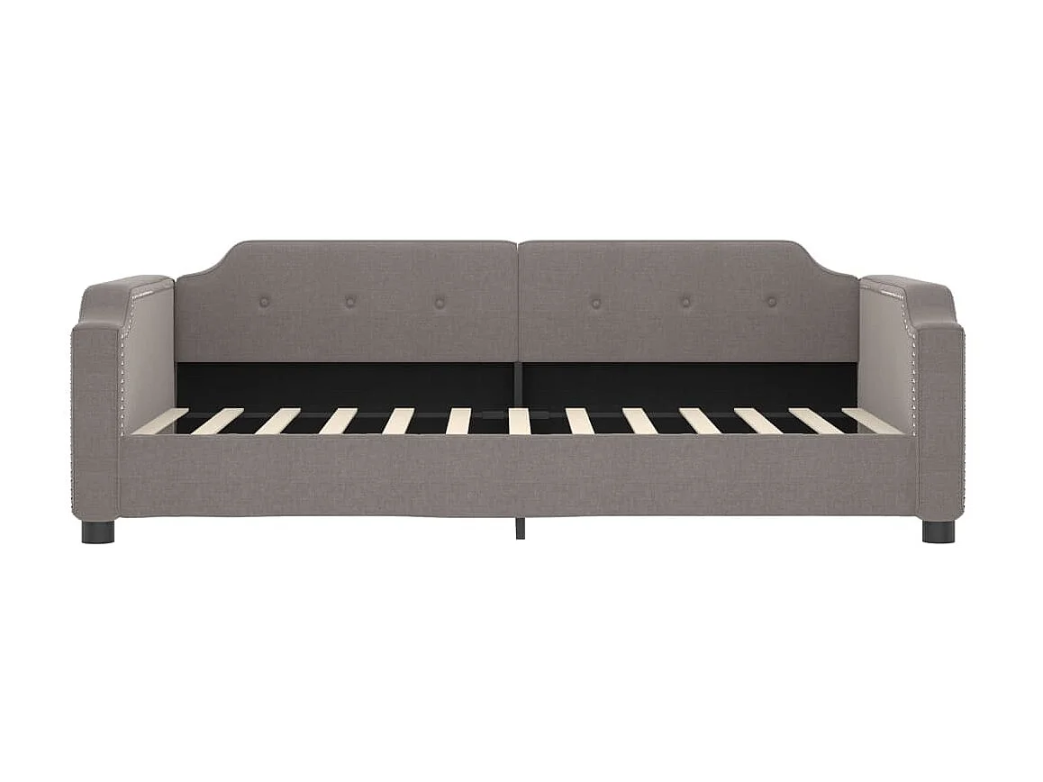 Tagesbett,Sofabett Taupe 80x200 cm Stoff -gkd13451