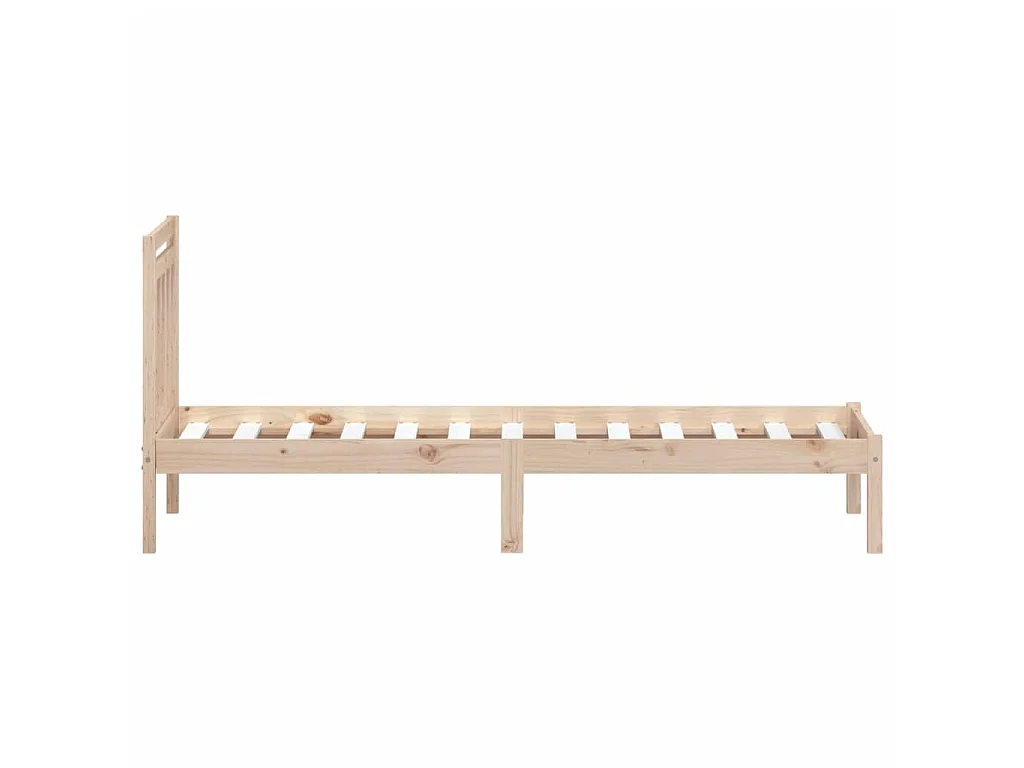 Lit-100x200 cm Bois de pin massif EGGB83847