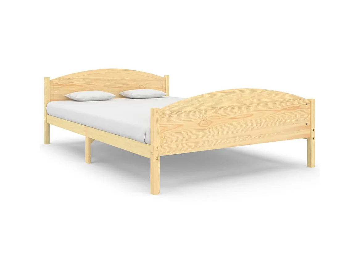 Cama 160x200 cm de madera maciza de pino ES15184