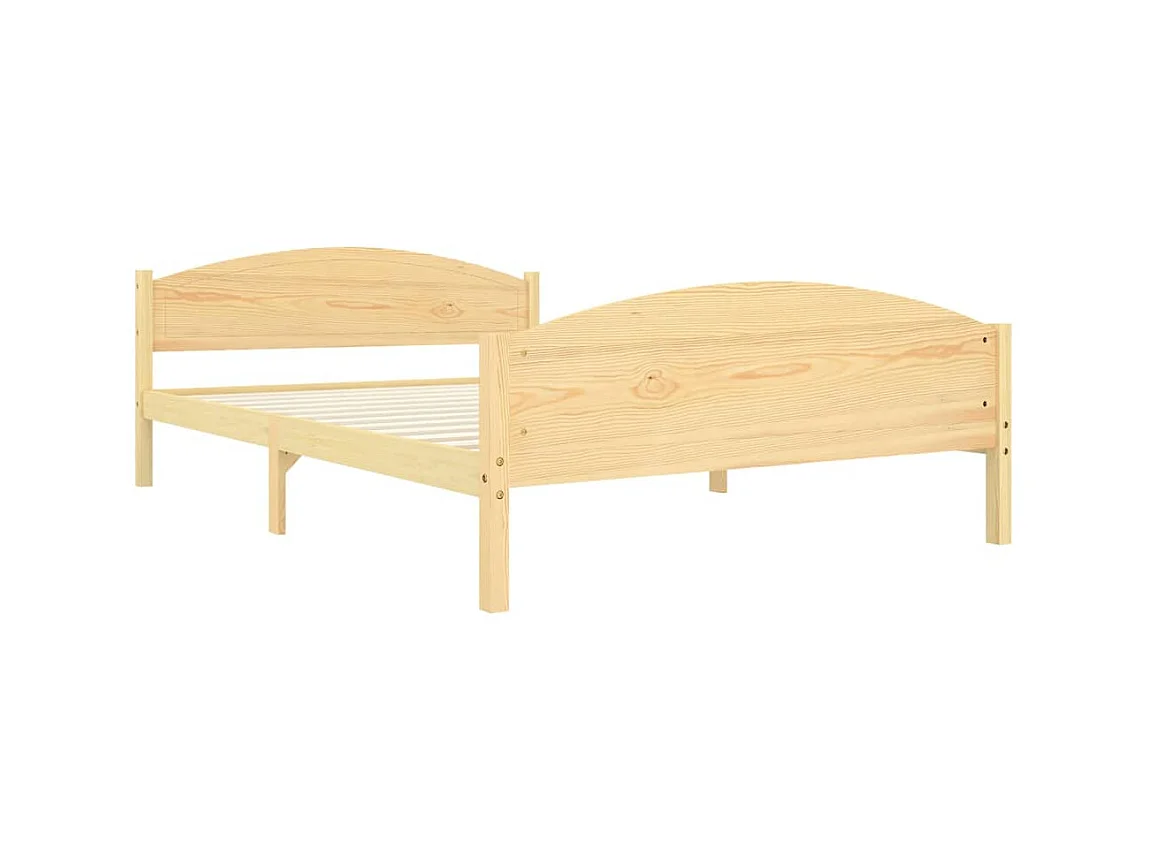 Cama 160x200 cm de madera maciza de pino ES15184