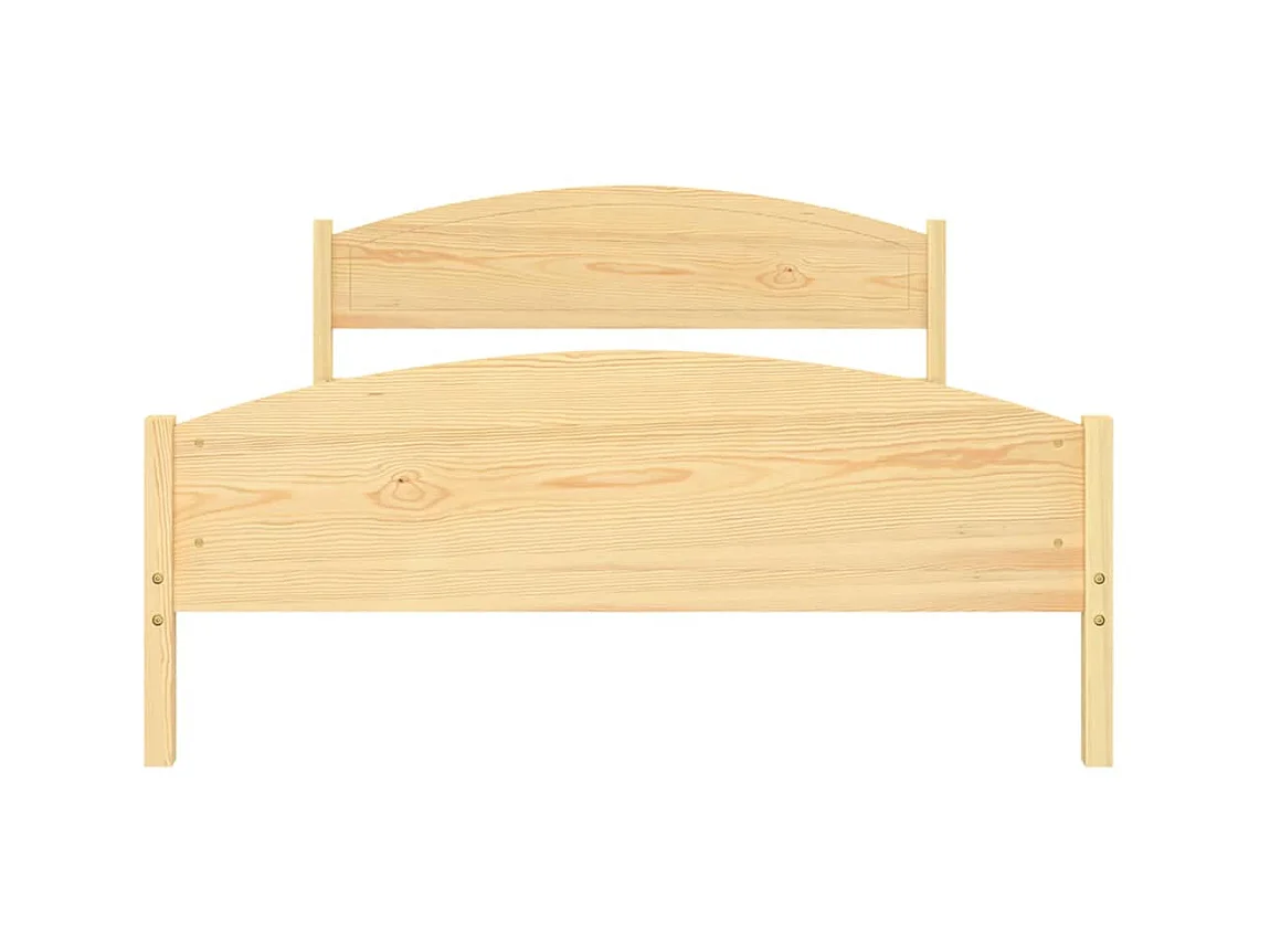 Cama 160x200 cm de madera maciza de pino ES15184