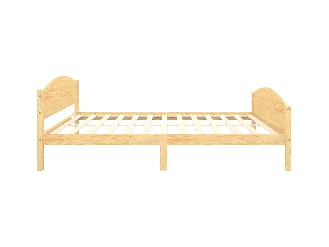 Cama 160x200 cm de madera maciza de pino ES15184