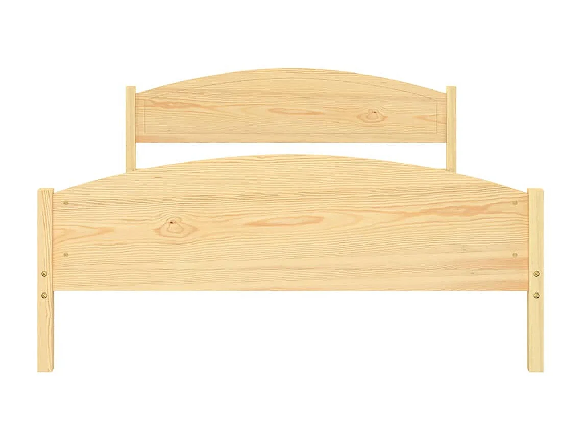 Cama 160x200 cm de madera maciza de pino ES15184