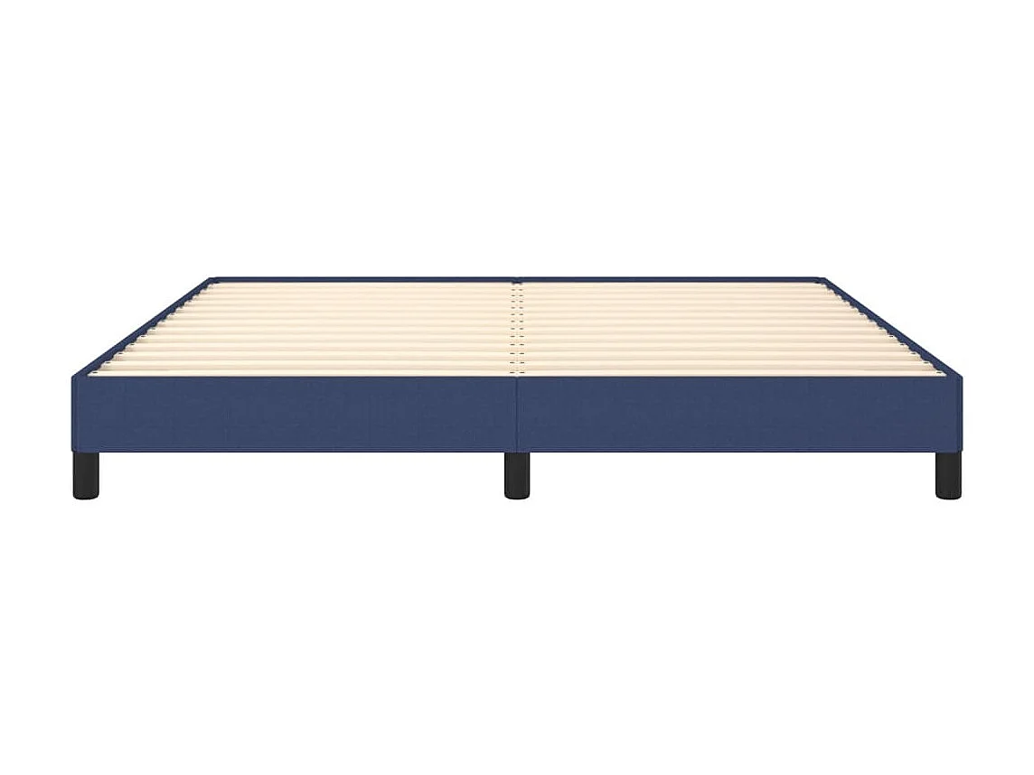 Cama 180x200 cm tela azul ES58455