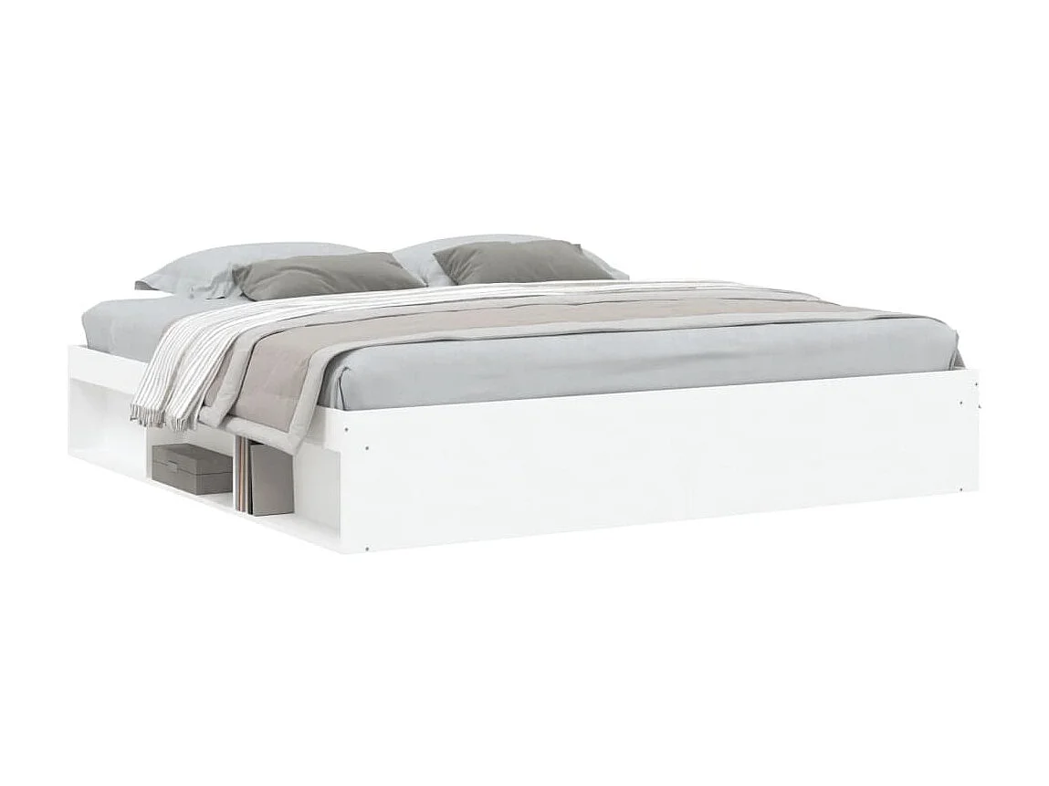 Lit-200x200 cm blanc EGGB31351