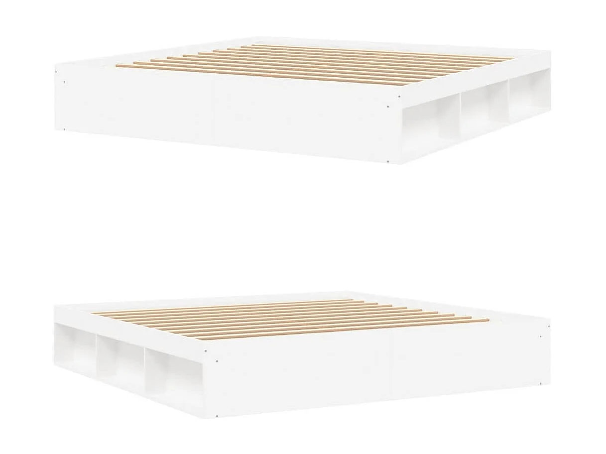 Lit-200x200 cm blanc EGGB31351