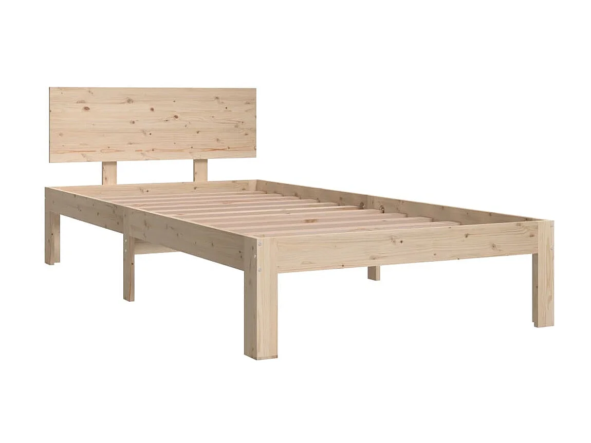 Bedframe massief hout 90x190 cm NL63253