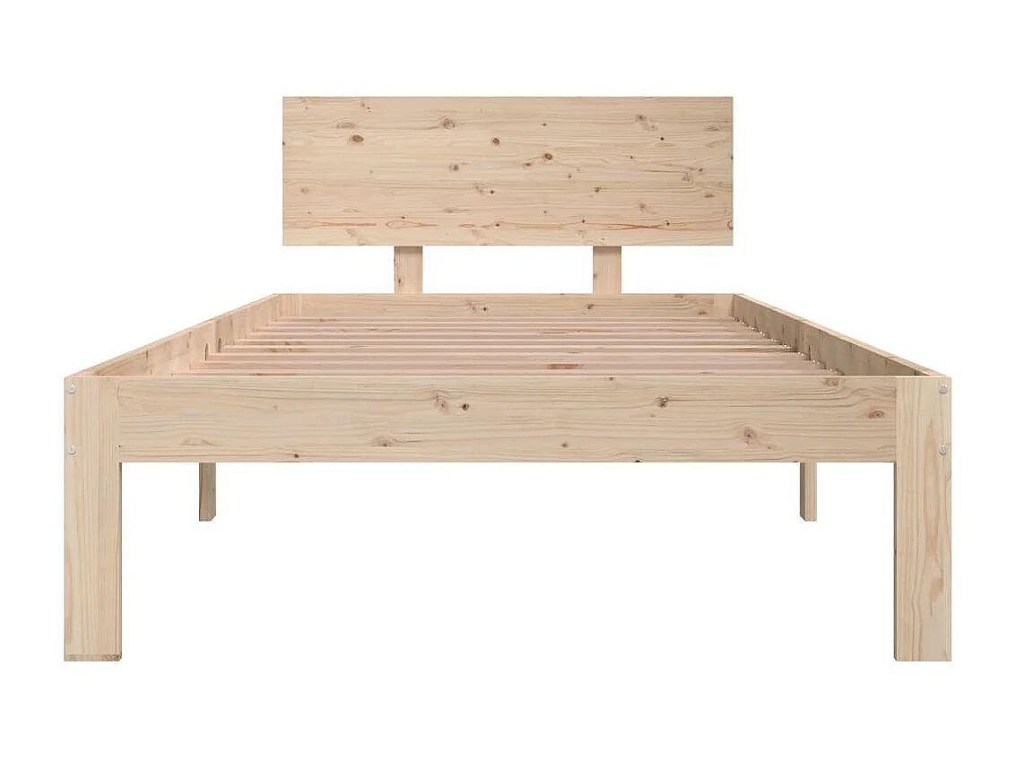 Bedframe massief hout 90x190 cm NL63253