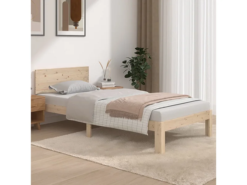 Lit-3FT Single bois massif simple EGGB60529