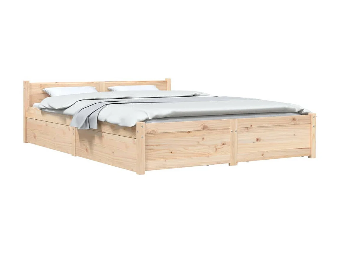 Bedframe met lades 140x190 cm NL10811