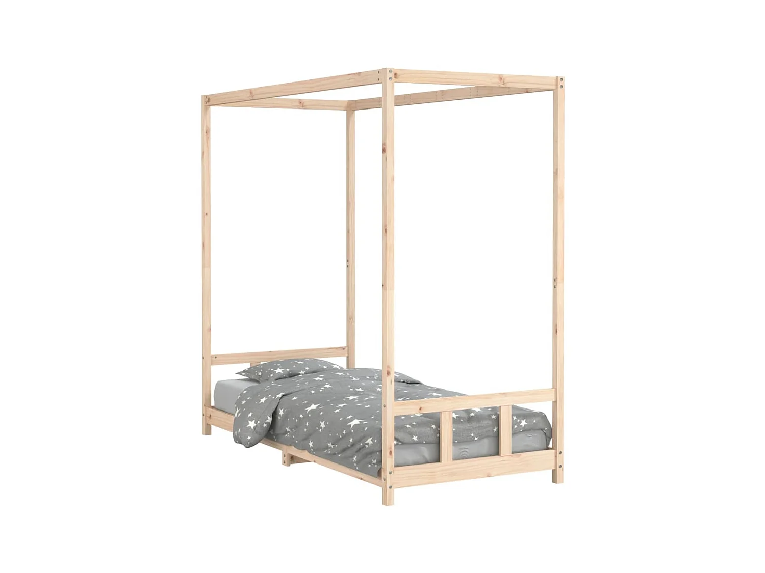 Cama infantil 90x200 cm pinho maciço PT876647