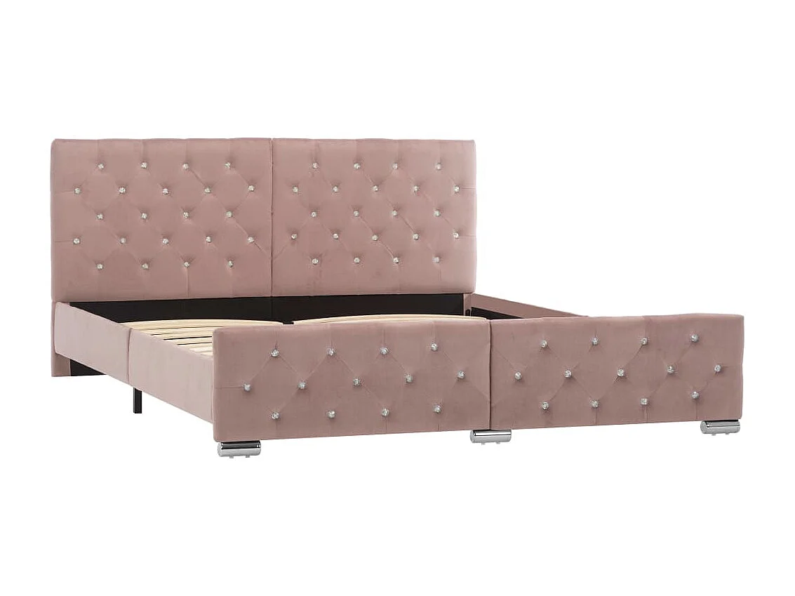 Lit-160x200 cm Rose Velours EGGB14609