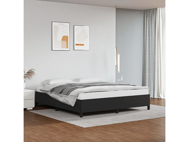 Bedframe kunstleer zwart 180x200 cm NL60993