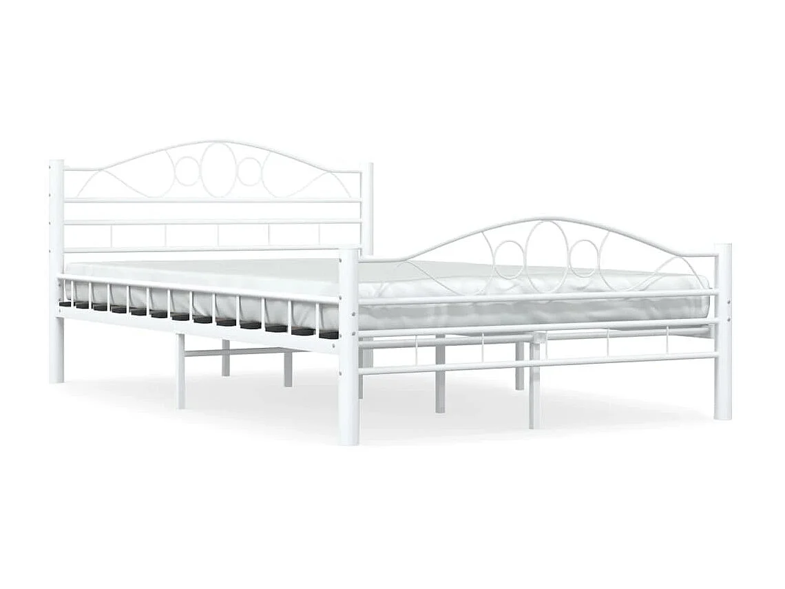 Bedframe metaal wit 140x200 cm NL68265