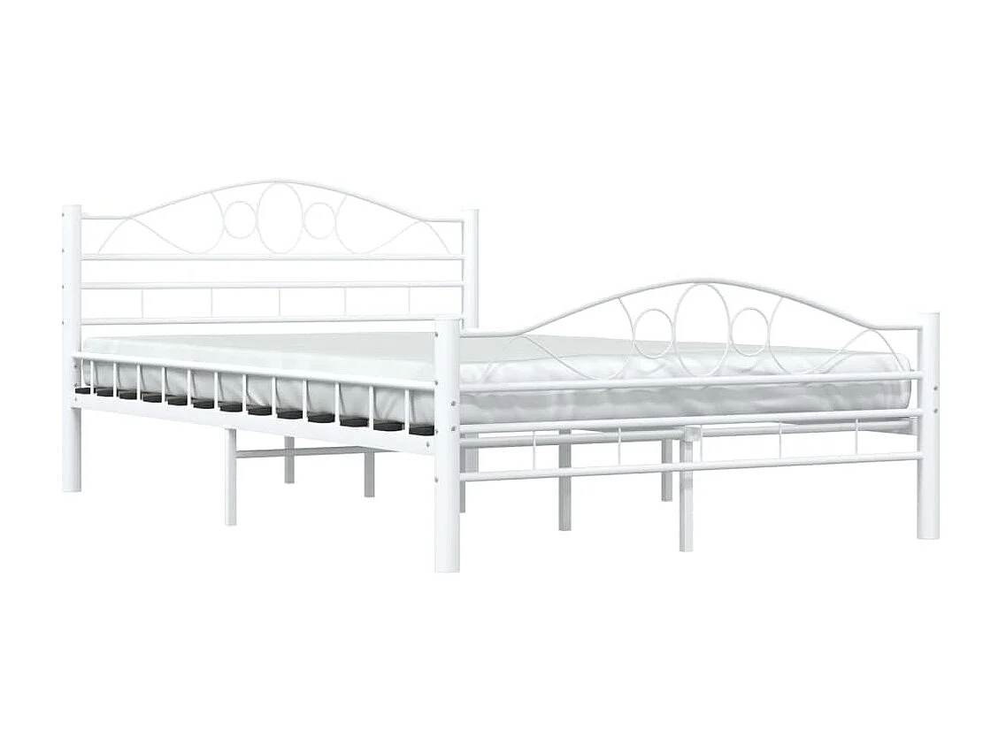 Bedframe metaal wit 140x200 cm NL68265
