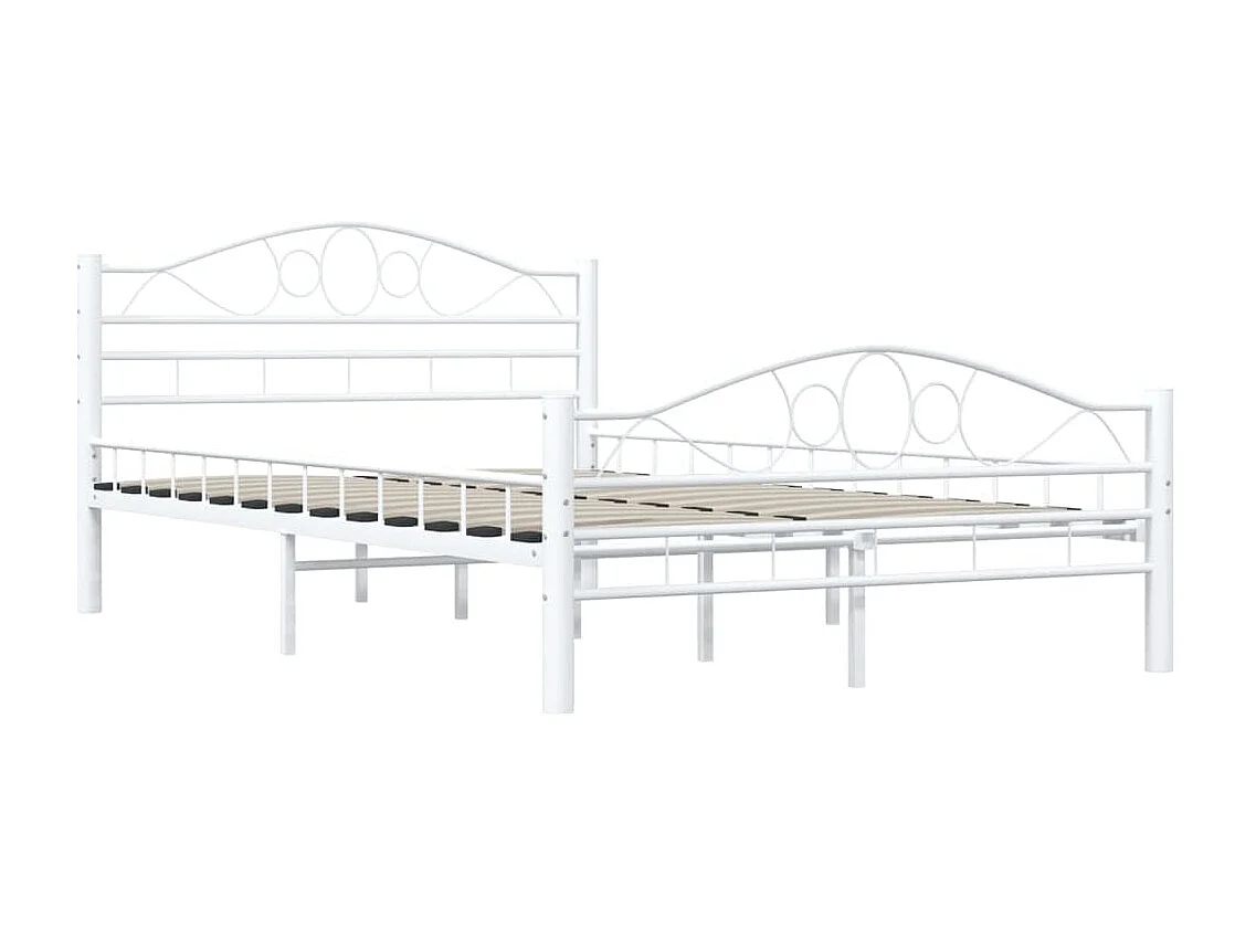 Bedframe metaal wit 140x200 cm NL68265